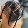 2 SLICK FEED IN BRAIDS