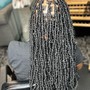 Med Boho knotless Braids (lower back)