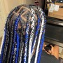 Medium Knotless Braids