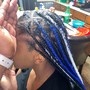 Medium Knotless Braids