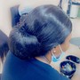 Flat Iron relaxer hair