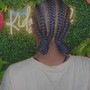 Medium knotless braids