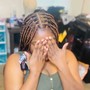 Medium Knotless braids