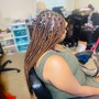 Medium Knotless braids