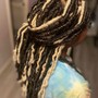 Small Box Braids bob