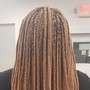 Large knotless braids - mid back - hair included