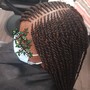 Jumbo knotless braids Mid-back - hair included