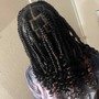 Goddess knotless braids *medium*