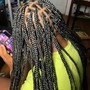 Smed box braids (back length,waist )