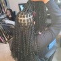 Large Knotless Boho Braids