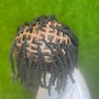 Loc retwist /style (half head)