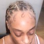 Rubber band/Knotless braids