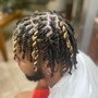 Adult men 4-8 Feed-in Braids