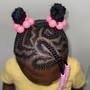 Kid's Braided Ponytail (w/ Extensions)