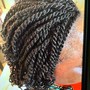 Small knotless braid