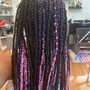 Knotless goddess boho Box Braids medium