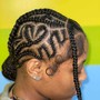 Stitch Braids Natural Hair (Up to 10 braids)