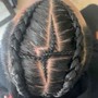 Cornrows 2 braids