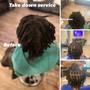 Trim locs / Cut out