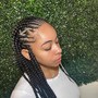 Mid-Back Fulani Braids