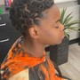 Wand / Barrel Curls, Netting, Women's Cut