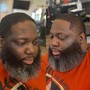 Beard shampoo + beard sculpting