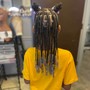 Half Up Half Down Braids w/ Knotless In The Back