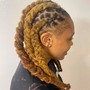 Loc style/ updo