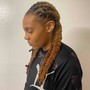 Loc style/ updo