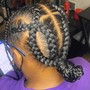 Straight Backs (4 to 8 braids)