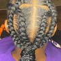 Straight Backs (4 to 8 braids)