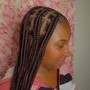 Knotless braids  (medium)