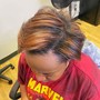 Partial Foil Highlights for Short  Hair