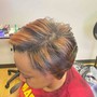 Partial Foil Highlights for Short  Hair