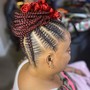 Stitch braids ponytail