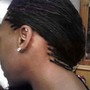 Invisible Part Sew In (glued)