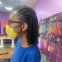 Loc Retwist and Pipe Roll Curls