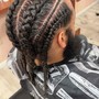2 FEED IN braids