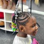 Kid's Braids (hair added)(12 & under)