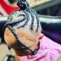 Kid’s individual braids w/ no hair added