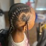 Kid's Braids w/ braiding hair