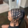 Kid's 2 Feed In Braids