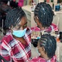 Kid's medium to small box braids/ twist Braids + extensions