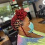 Loc updo