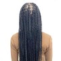 Large Knotless box braids