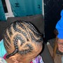 Kid's Weave Knotless Braids