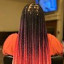 Small Knotless Box Braids