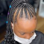 Kid's Braids with beads