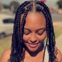 Knotless boho goddess braids( jumbo)