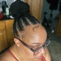 Stitch Braids ponytail 10 braids